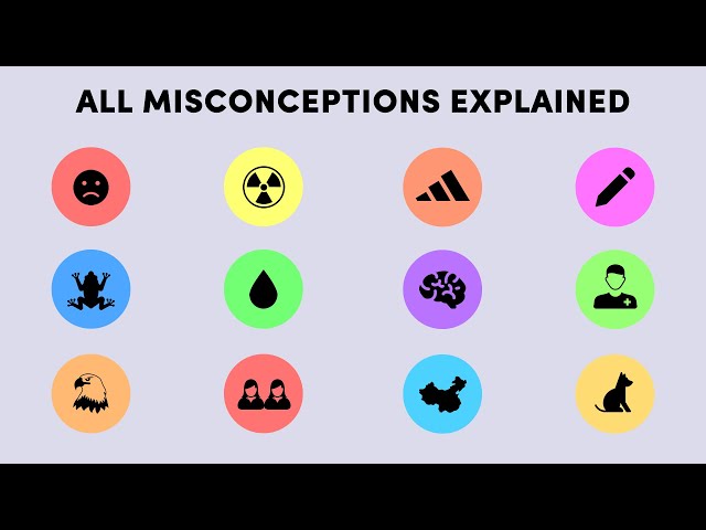 All Common Misconceptions Explained in 5 Minutes