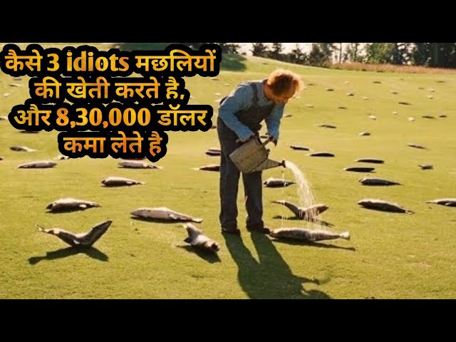 When 3 Idiots Start Planting FISH in Field | Film Explained in Hindi/Urdu Summarized हिन्दी | Comedy