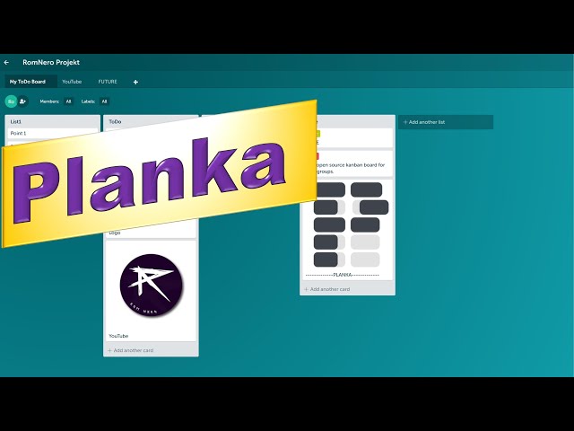 Planka (docker) - управлять задачами и проектами просто. Kanban Board для себя и для работы.