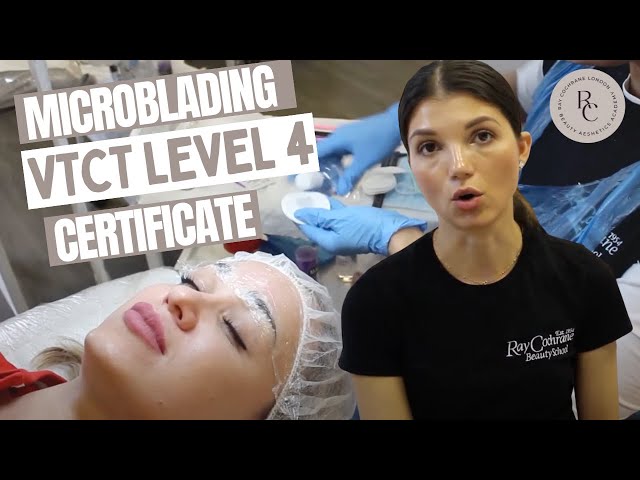 Microblading VTCT level 4 certificate training course introduction by tutor Eleonora Androva
