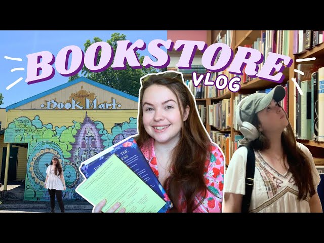 cozy bookstore vlog ✨ spend the day book shopping at my favorite bookstores