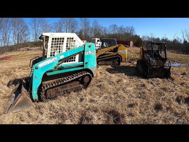 Buying and fixing an old tracked skidsteer part 2 : Takeuchi TL26