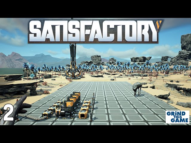 Satisfactory - Smelting Setup and Power - Update 7