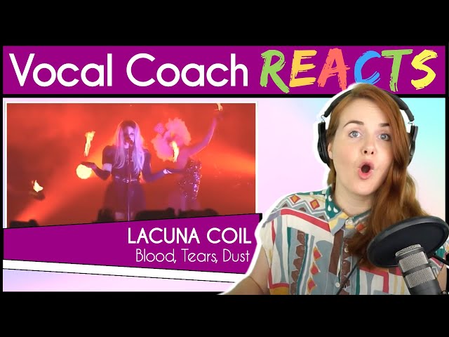 Vocal Coach reacts to Lacuna Coil - Blood, Tears, Dust (Live)