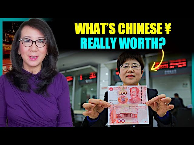 Why I think the Chinese currency is over-valued by at least 30%