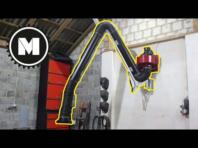 Wall Mounted Welding Fume Extractor – Homemade