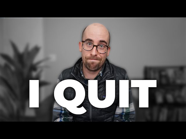 I QUIT My Software Engineer Job | Why and What's Next