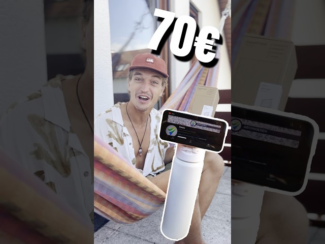 70€ für eine Trinkflasche mit iPhone Halterung?! Top oder Flop? #aquastand #rhinoshield #iPhone