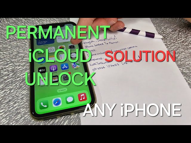Permanent iCloud Unlock Solution for any iPhone 7,8,X,11,12,13,14,15 Locked to Owner