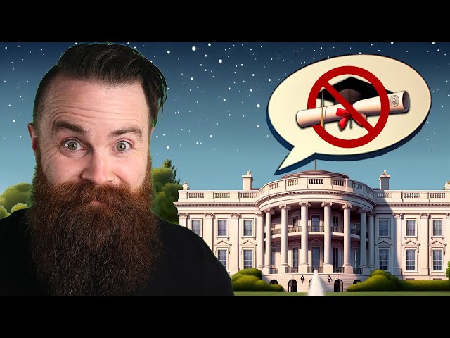 White House says NO DEGREE!!