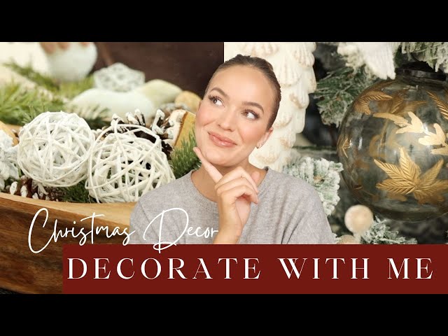 Christmas Decorate With Me 2022 || Christmas Living Room & Entryway Decor