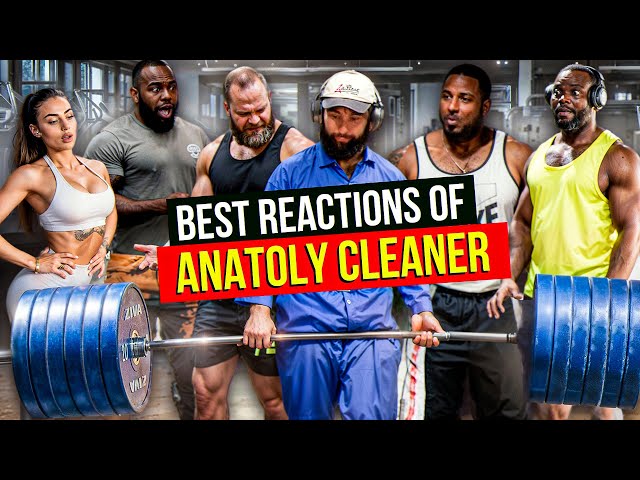BEST REACTIONS of ANATOLY CLEANER | Elite Powerlifter Pretended to be a CLEANER in Gym Prank