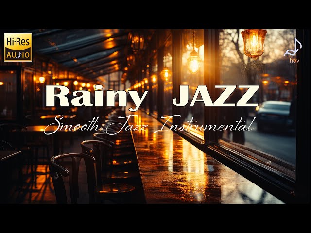 Rainy Day at Cozy Coffee Shop ☕ Relaxing Piano Jazz Instrumental Music For Relax, Work