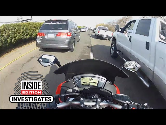 Motorcyclist's Brush With Death Won't Stop His Lane Splitting