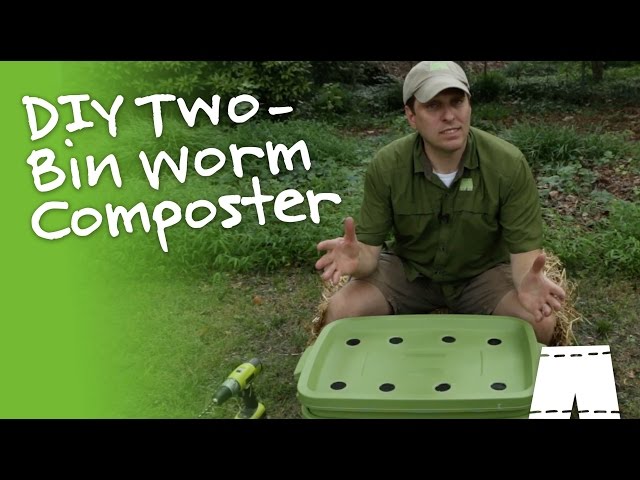 How to Build a Worm Composting Bin | GreenShortz DIY