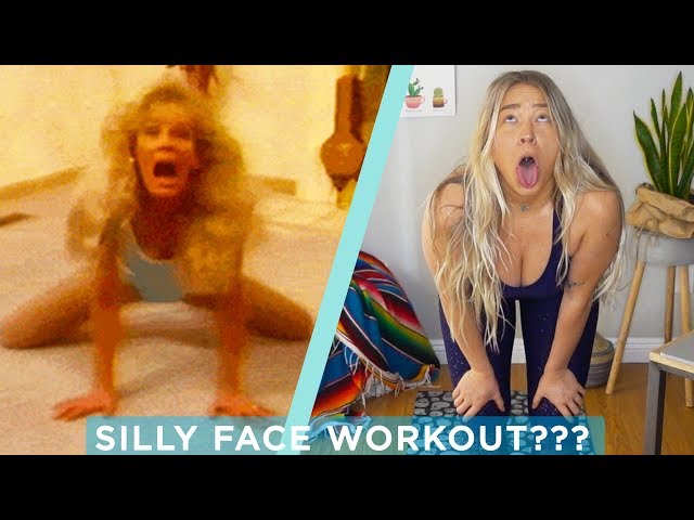 I TRIED A SILLY FACE WORKOUT | Alix Traeger