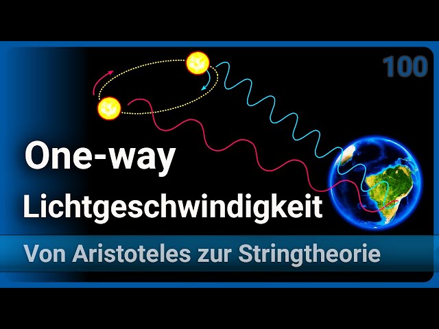 One-way Lichtgeschwindigkeit messen • relativistischer Dopplereffekt • vAzS (100) | Josef M. Gaßner