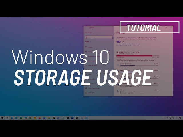 Windows 10 tutorial: See what's taking up space on PC hard drive (2024)