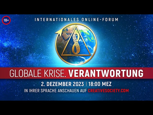 Globale Krise. Verantwortung | Internationales Online-Forum. 2. Dezember 2023.