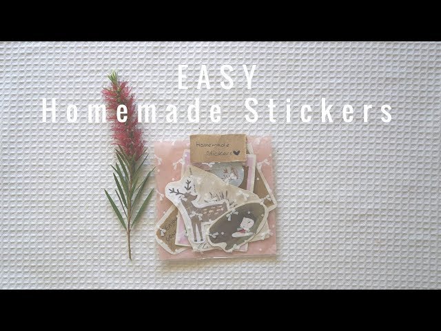 How to make easy DIY stickers - Without a Printer!