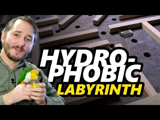DIY Super Hydrophobic Labyrinth Game