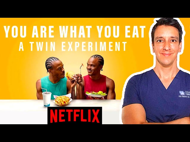 Scientist fact-checks New Netflix Diet Documentary: Vegan vs Omnivore Twins