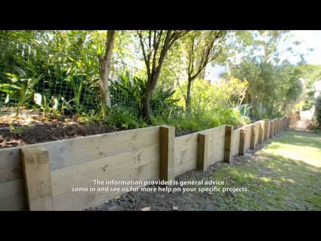 How to Build a Retaining Wall | Mitre 10 Easy As DIY