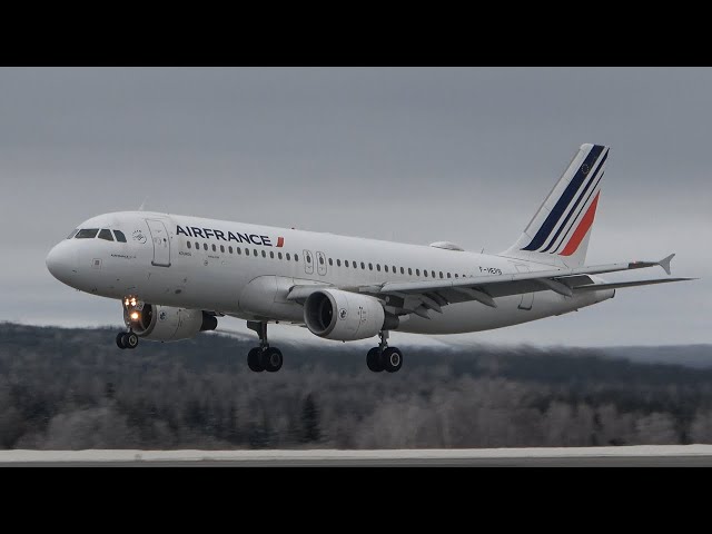 Air France - Airbus A320 - Icy Landing