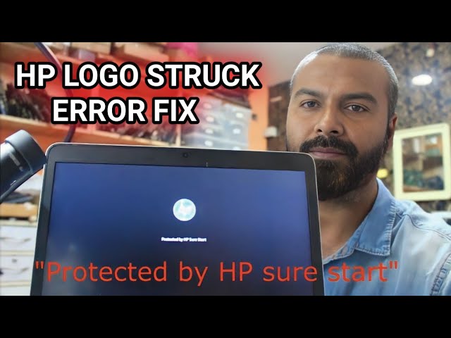 "Protected by HP sure start" Error | How to fix HP logo freeze error