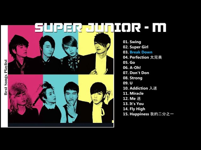 SJ-M (슈퍼주니어-M) Best Songs Playlist Vol.1 (Hype/Energy playlist)