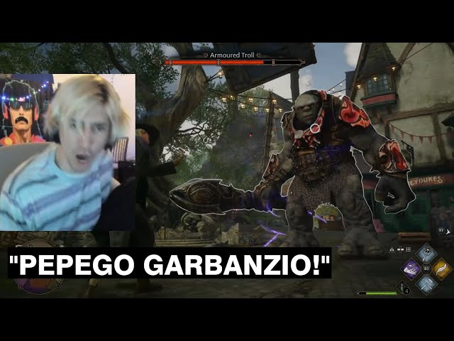 xQc Hogwarts Legacy Highlights #3 "PEPEGO GARBANZIO!"