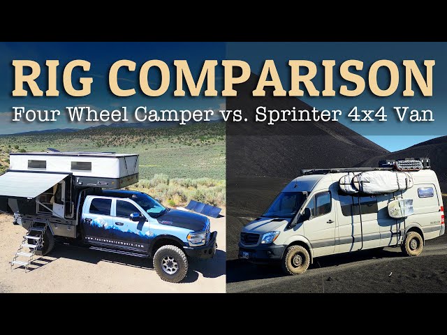 FWC Grandby Flatbed Truck Camper VS. Sprinter 4x4 Van