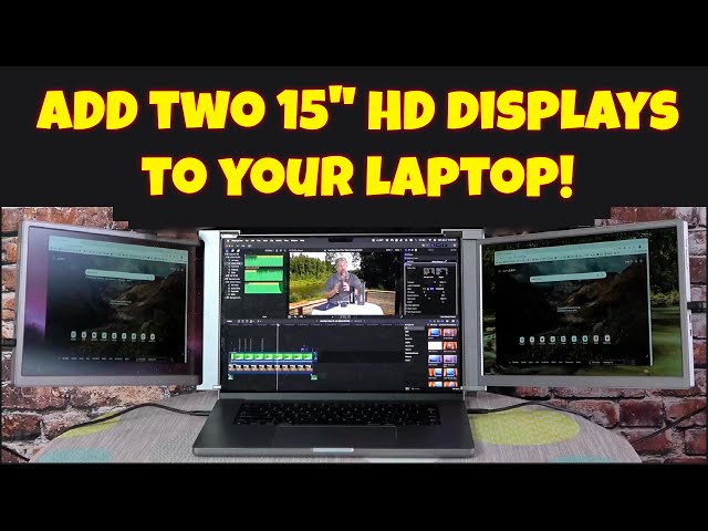 FOPO "Triple" Portable 15" Laptop Monitors [S17] -- DEMO & REVIEW