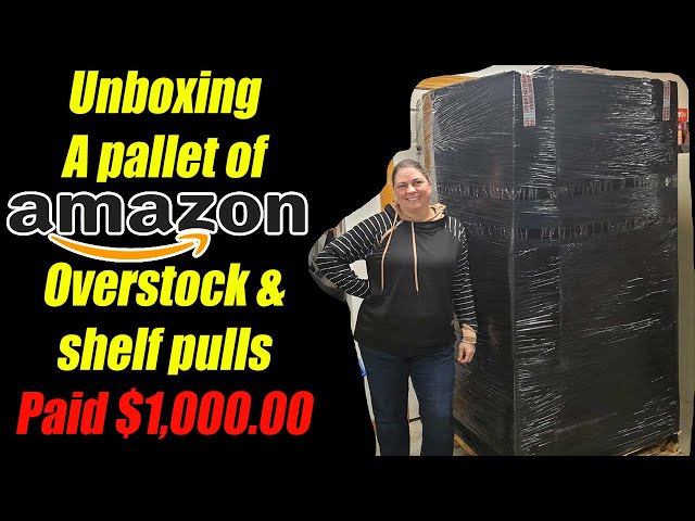 Unboxing a $1,000.00 Pallet of Amazon Overstock and Shelf Pulls - I never know what I will Get!!!