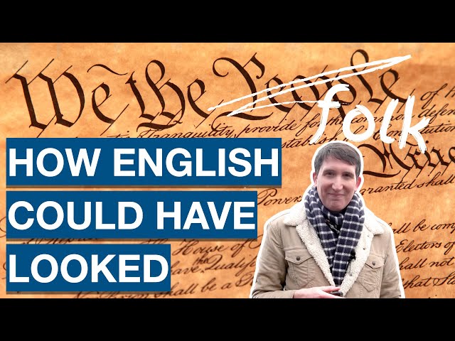 ANGLISH: English without the 'foreign' bits