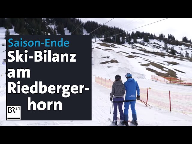 Abschluss der Ski-Saison: Zu Besuch im Skigebiet Grasgehren-Riedbergerhorn | Abendschau | BR24