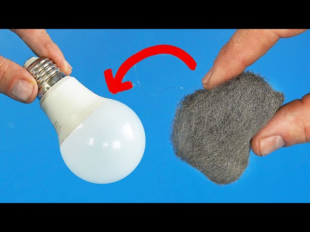 Just Put Aluminum Wool on the LED light Bulb and you will be amazed