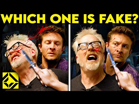 Slicing Adam Savage's Nose - Can VFX Beat Doing it for Real?