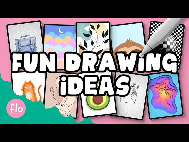 10 EASY THINGS to DRAW when you are bored - Easy Procreate Drawing Ideas