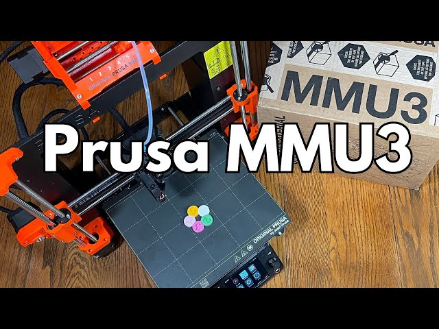 Prusa MMU3 for MK4  - Complete Assembly and 3D Print