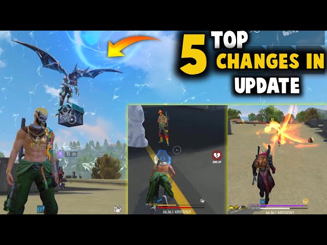 TOP 5 CHANGES IN OB44 UPDATE | ADVANCE SERVER - GARENA FREE FIRE