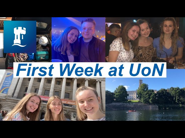 Vlog: My first week at the University of Nottingham 2020