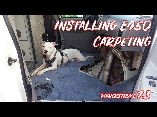 Ambulance RV Cab Carpet Install | Build Out of The Campulance