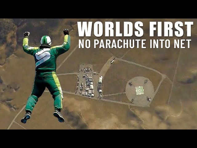 Skydiver Luke Aikins Jumps 25000 Feet Into Net With No Parachute