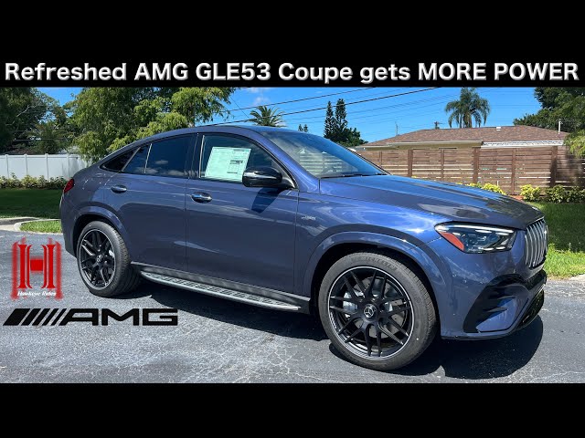 2024 Mercedes AMG GLE 53 Coupe gets MORE POWER :All Specs & Test Drive