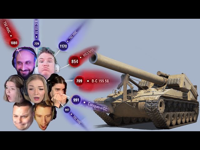Funny Arty Moments of World of Tanks Streamers #1