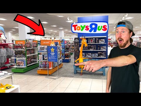Shopping in a HIDDEN Toys R Us for Pokemon Cards!