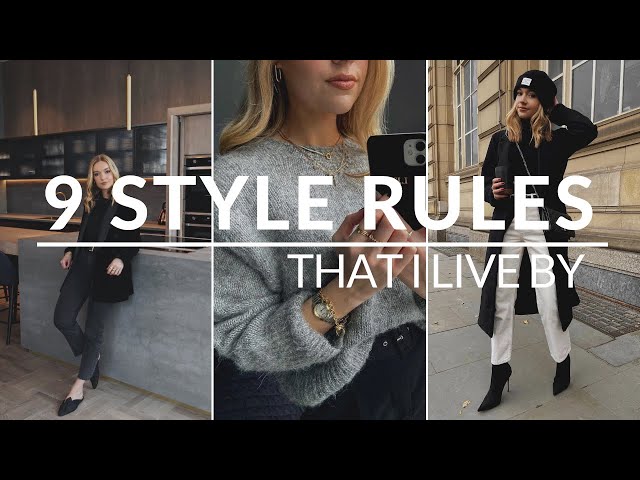 STYLE RULES TO LIVE BY | MY 9 TIPS FOR DRESSING |  Lydia Tomlinson