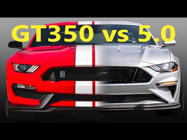 Comparing The Shelby GT350 to a Mustang 5.0