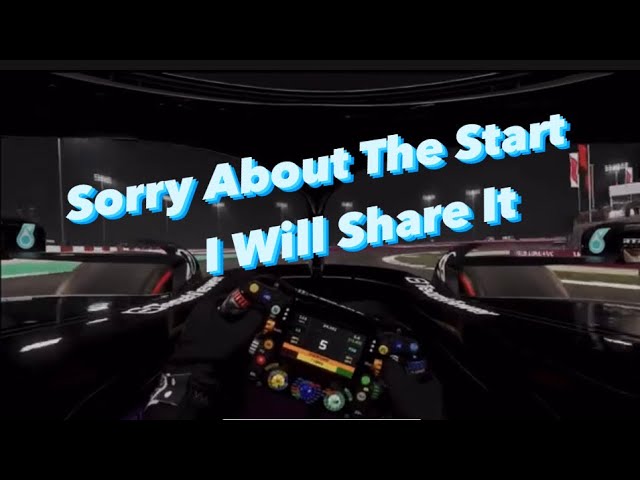 George Russel Mercedes Team Radio After P2 In Qatar GP - F123 Game Footage